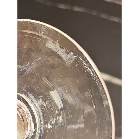 Waterford Cut Crystal Balloon LRG Brandy Snifter Glass Colleen Pattern GUC 2pc. - Picture 4 of 10